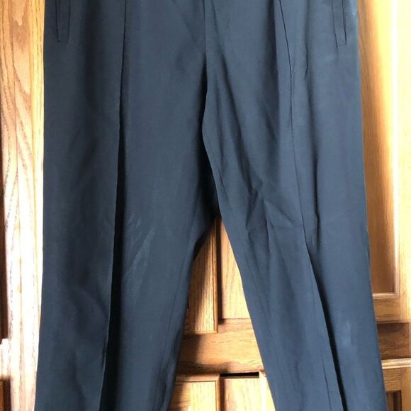 COS Creased Black Trousers Pants Pockets - 30 - Picture 4 of 13